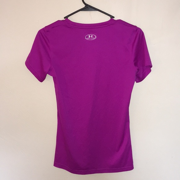 NEON PINK UNDER ARMOUR TEE - Picture 2 of 3